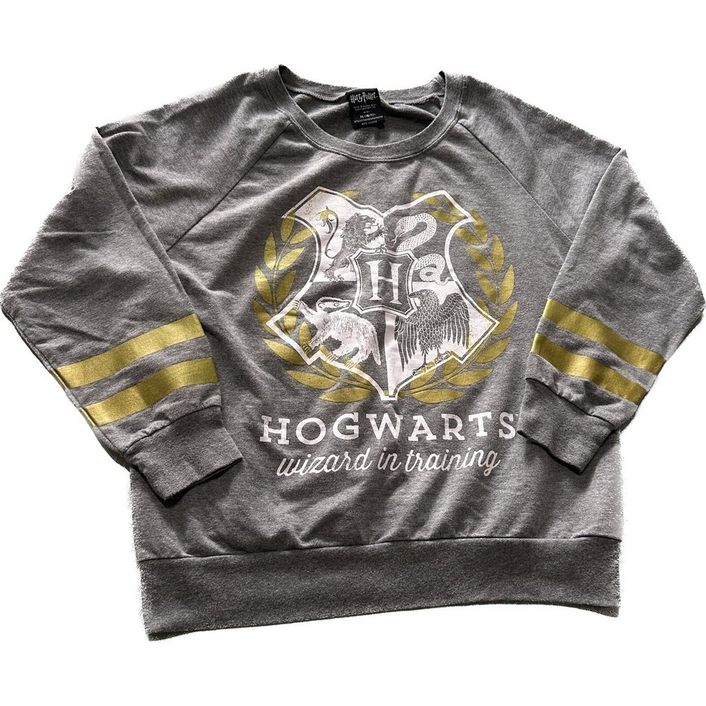 Harry Potter Sweater Junior XL (15/17) Long-Sleeve Hogwarts Wizard In Training